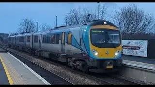 TPE Class 185 - 185115 passing Castleford (24/01/26)