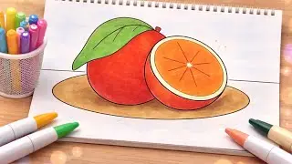 Relaxing Fruit Coloring | Calm & Cozy Art | Adult Coloring