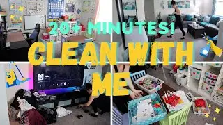 NEW 2021 Ultimate Clean With Me 🧹| 20+ Minutes Realistic Speed Cleaning & Organizing Motivation!💪🏼