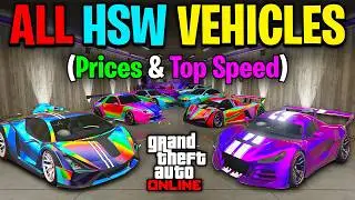 ALL HSW Vehicles & Prices in GTA Online (Fastest Cars in GTA 5)