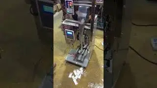 Low cost powder sachet making machine for small business