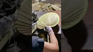 Handmade Palm Leaf Fans &ndash; Sewing & Crafting Process
