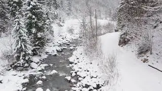 SWITZERLAND BLAUSEE IN WINTER-4K