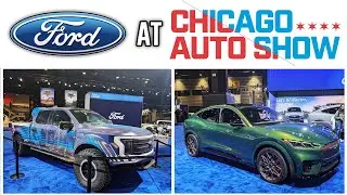 NEW Ford EVs at the 2024 Chicago Auto Show! Mach-E Rally, Lightning Switchgear, & more!