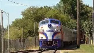 MARC EMD F Cab Unit #7100 At The Baltimore & Ohio Railroad Museum