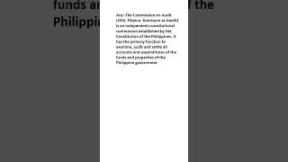 What is Commission on Audit (Philippines)?