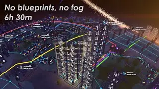 6h30m to mission complete, not using blueprints, no fog, good seed, 1x resources.