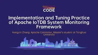 Implementation and Tuning Practice of Apache IoTDB System Monitoring Framework