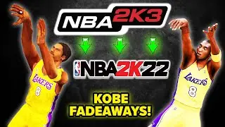 Kobe Bryant FADE AWAY SHOTS on all NBA 2K Games (2K2-2k22)