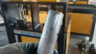 Round Pipe End Punching Mould Hydraulic Stamping Machine
