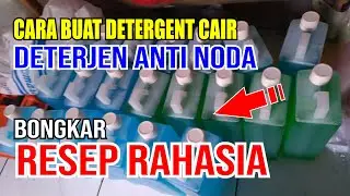 IDE USAHA CARA MEMBUAT DETERGEN CAIR UNTUK LAUNDRY [How to make laundry detergent liquid]- SB Pemula