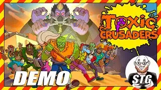 Toxic Crusaders - Gameplay and Walkthrough - Demo - Sidescrolling Beat Em Up Arcade Nostalgia