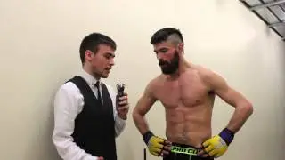 Post-Fight Interview with John Redmond at Cage Warriors 63