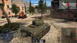WAR THUNDER. M4 Hybrid. Средний танк Италия