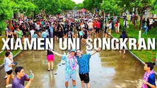 Students get WET & WILD at Xiamen Uni SONGKRAN 2024 🇨🇳🇹🇭