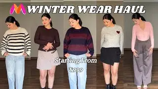 *HUGE* MYNTRA WINTERWEAR HAUL😍 | College/Office Must Haves | Affordable Finds