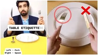 Table Etiquette🍽 #shorts #etiquette