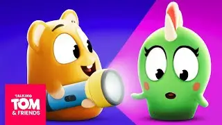 Fun With Flashlights 🔦✨ Talking Tom & Friends: Pets! | Animated Cartoons