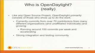 Demo Theater: OpenDaylight: An Open Source Platform for Software Defined Networking