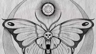 Moth tattoo design 🖤