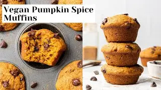 Pumpkin Spice Muffins (One Bowl! Vegan!)