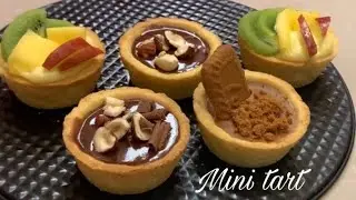 مينى تارت بحشوات مميزه و بطريقه سهله جدا احلى من الجاهز