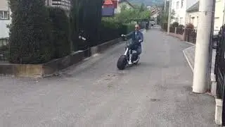 First ride on cool EV