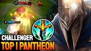 WILD RIFT PANTHEON - TOP 1 PANTHEON GAMEPLAY - CHALLENGER RANKED