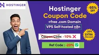 Hostinger VPS: n8n workflow automation coupon code | Claim Hostinger n8n Promo code