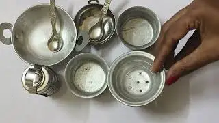 Unboxing Miniature Kitchen Set|Mini steel carriage