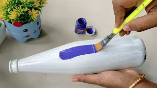 Very Easy Bottle Art/5 minutes Bottle Painting /Simple&Easy Bottle Painting /#mylifestylebyfasla