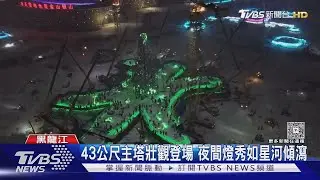 冰雪大世界開園! 521公尺超級滑梯 遊客嗨翻｜TVBS新聞 @TVBSNEWS01
