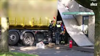 Zwei Tote nach schwerem Lkw-Unfall in Kiel-Wellsee