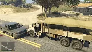 MILITARY TRUCK ROBBERY IN GTA5