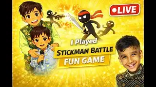 I Played Stickman Battle LIVE ⚔️ | Fun Action Game | KanvishLabs