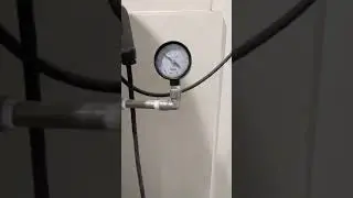 Water pressure gauge... Malfunction