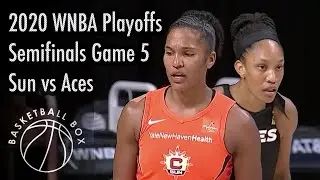 [WNBA Semifinals Game 5] Connecticut Sun vs Las Vegas Aces, Full Game Highlights, September 29, 2020