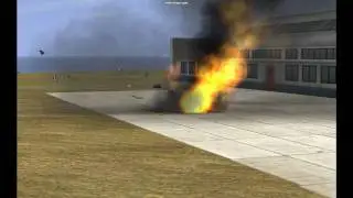 IL2 Pacific Fighters airfield attack (HD)