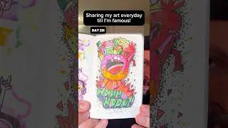 Day 331 of Sharing My Art Everyday Till I&rsquo;m Famous! #shorts