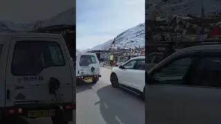 khoksar is ❄️ 🏔 #manali #himalayas #snowfall #travel #rohtangpass #himachalpradesh #solangvally