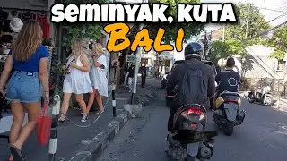 ВИРТУАЛЬНЫЙ ТУР ПО УЛИЦАМ СЕМИНЯК КУТА, БАЛИ В ДЕНЬ