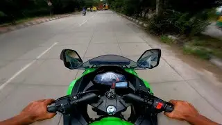 An Adrenaline-Fueled Ride Through The City | Ninja 300 | Pure Sound | GoPro [4K]