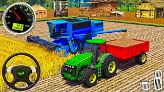 Real Tractor Farming Simulator Game - Jondeer Tractor Farming 3D | Android Gameplay