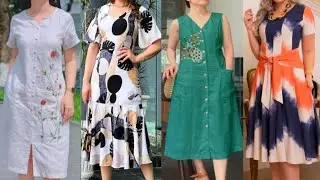 Vestidos Bonitos de moda primavera verano 2026/Vestidos sencillos y Bonitos de moda mujers 