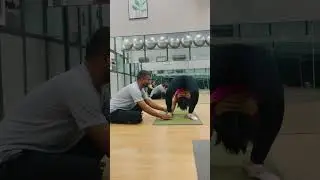 Chakrabhandasana with master Arjun #dance #sports