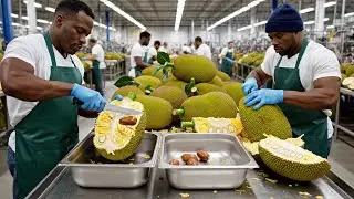 Inside a High-Tech Jackfruit Processing Factory!