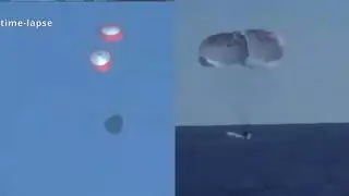 SpaceX Crew-4 splashdown