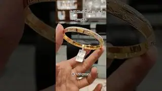 Gold Kada for men's exclusive jaguar design 22karat 91.6 KDM hallmarked