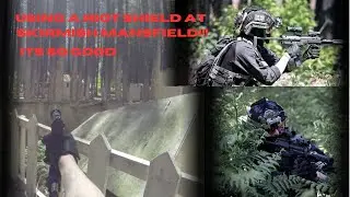 Using a riot shield at Skirmish Mansfield!!