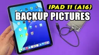 iPad 11 (A16): как создать резервную копию изображений на внешнем диске